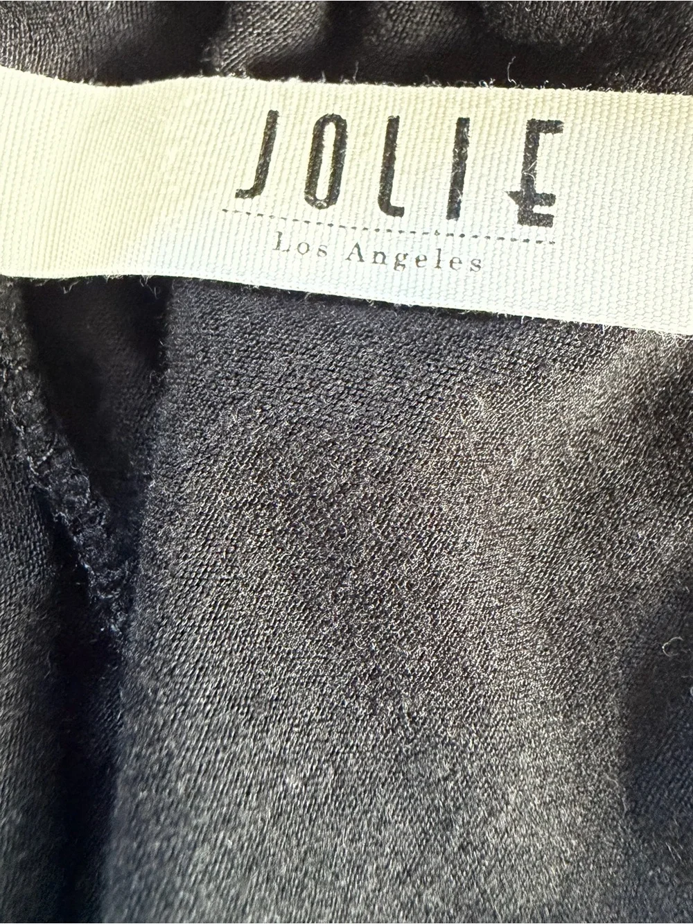 Jolie Black Wide Leg Jumpsuit L Minimalist Femininegoth Flowy Lounge Aesthetic